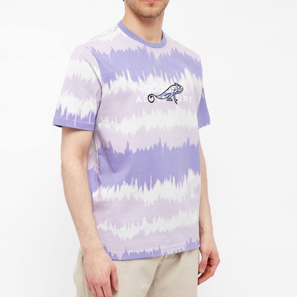 Adidas Adventure Purple Short Sleeve Tee
